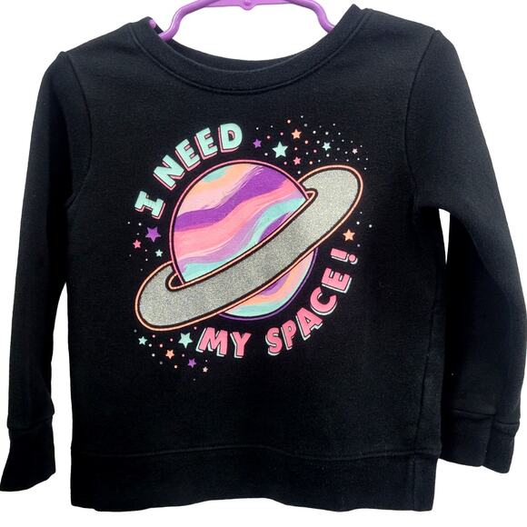 Garanimals Black Sweatshirt Toddler Size 2T - Picture 1 of 4